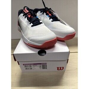 Wilson Intrigue Pro Women's Tennis Shoes - White/Navy/Dubarry Sz 10.5 New